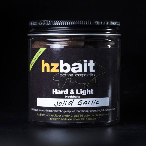 Hard & Light Hookbaits - Solid Garlic